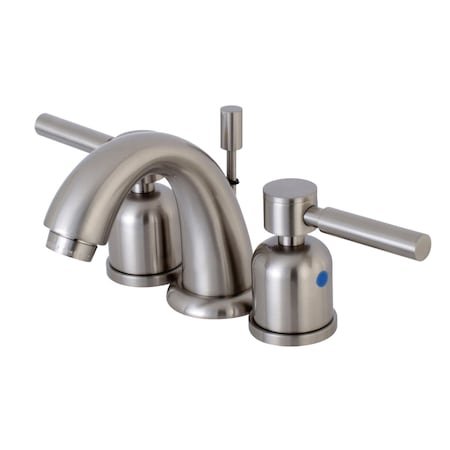 Kingston Brass KB8918DL Concord Widespread Bathroom Faucet, Brushed Nickel KB8918DL